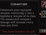 Consecrate