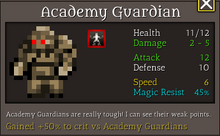 Academy guardian suicide