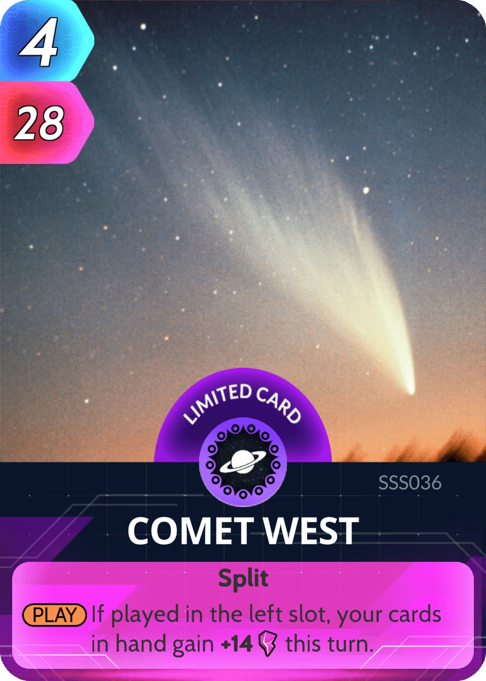 Comet West Cards, the Universe and Everything Wiki Fandom