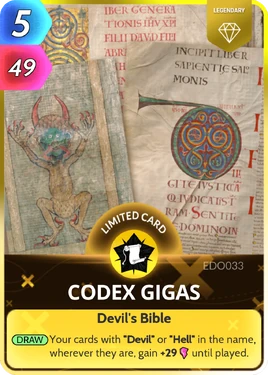 Codex Gigas | Cards, the Universe and Everything Wiki | Fandom