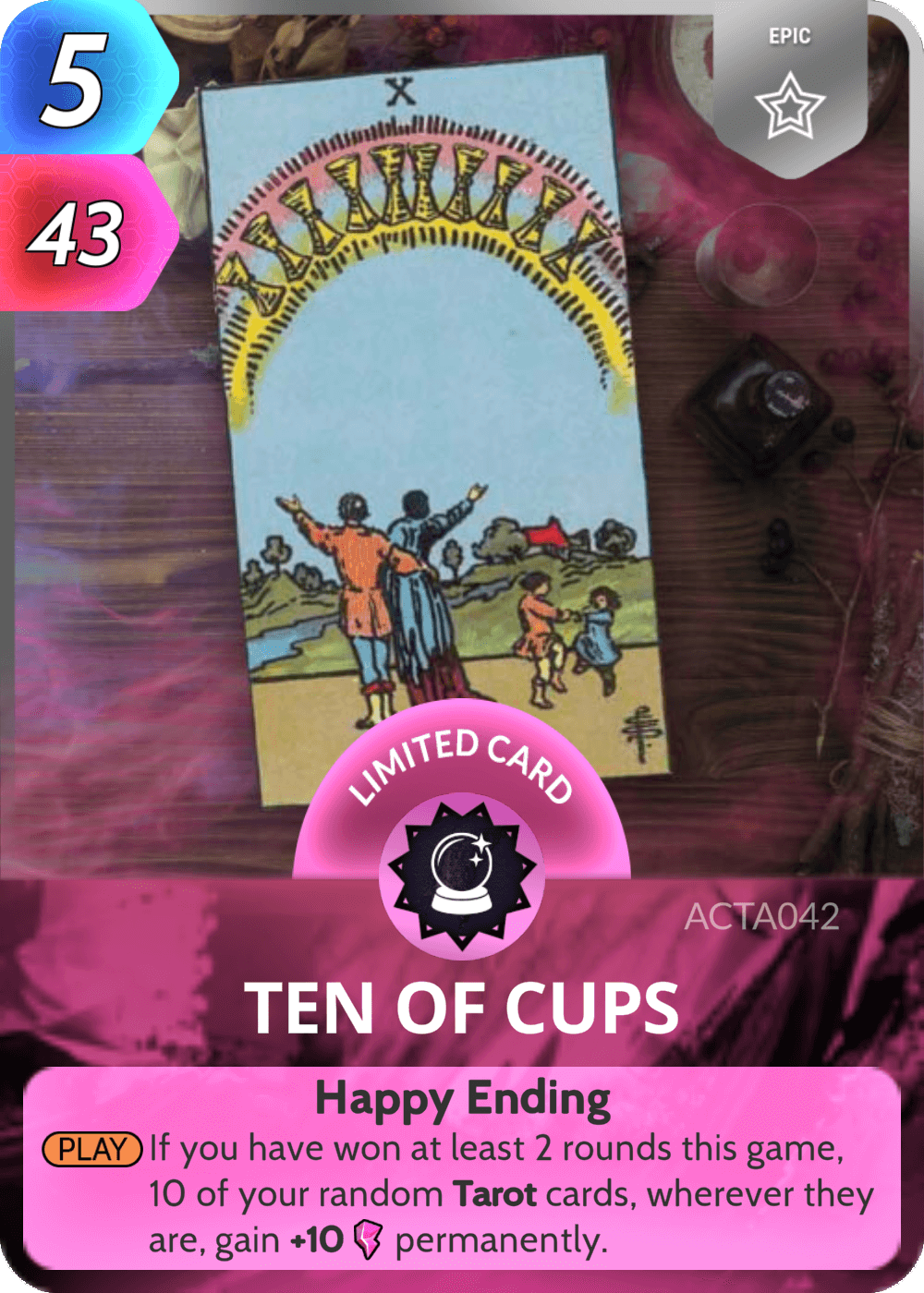 Ten of Cups Cards, the Universe and Everything Wiki Fandom