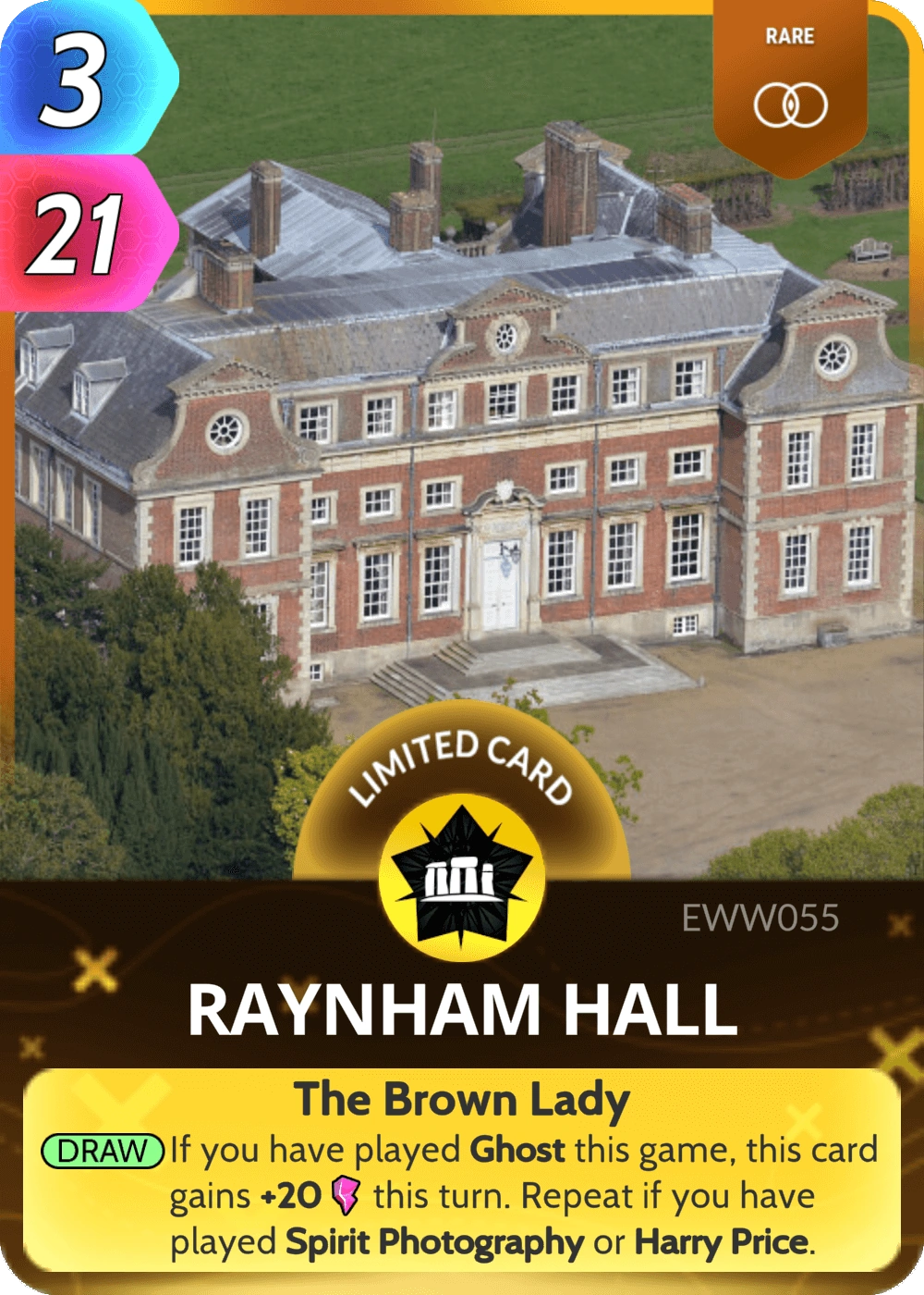 Raynham Hall Cards, the Universe and Everything Wiki Fandom