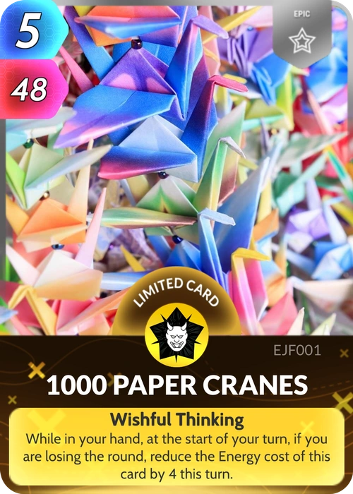 1000 Paper Cranes | Cards, the Universe and Everything Wiki | Fandom