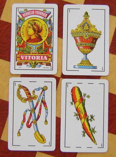 4. The four suits of a pack of cards, Reference and languages books