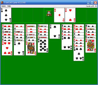 Play Freecell Windows XP