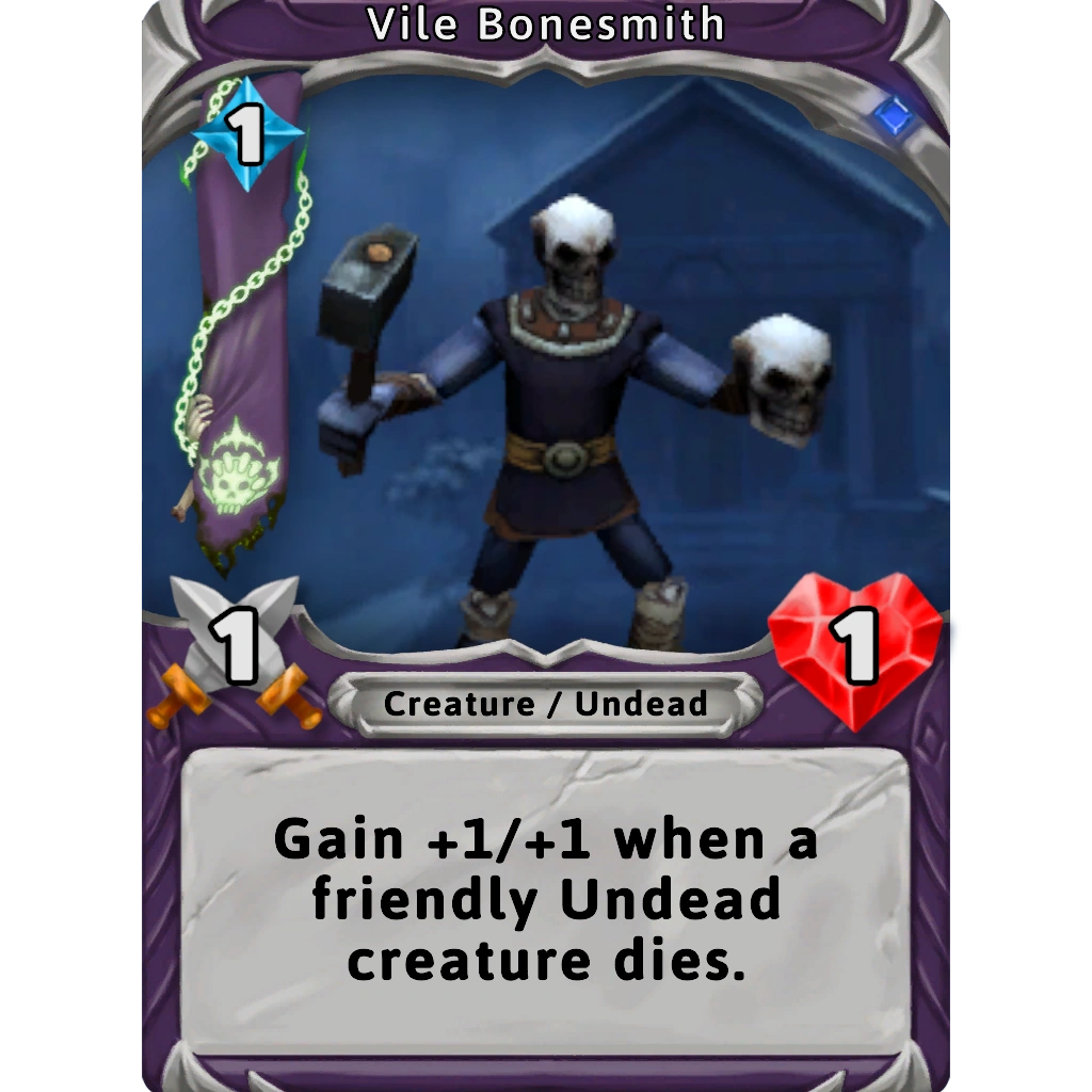 Vile Bonesmith Cards & Tankards Wiki Fandom