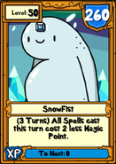 SnowFist Hero Card