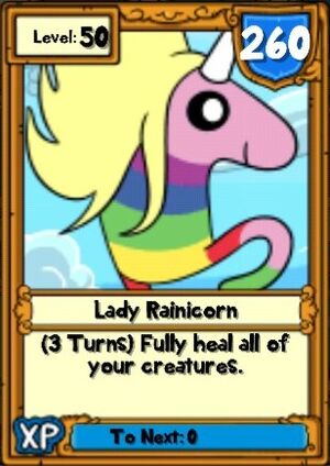 Super Lady Rainicorn Hero Card