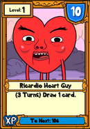 Ricardio Heart Guy Hero Card