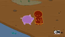 Bald man vs piggy.gif