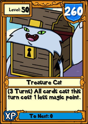 Treasure Cat Hero Card