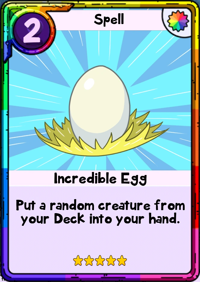 Incredible Egg | Card Wars Wiki | Fandom