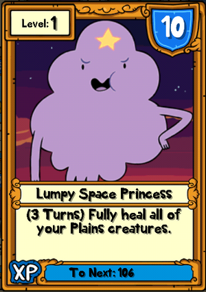 Lumpy Space Princess Hero Card