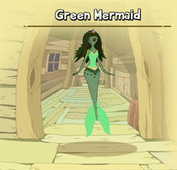 Green mermaid