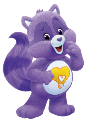 Bright Heart Raccoon | Care Bear Wiki 