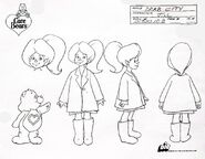 Turnaround model sheet of Jill