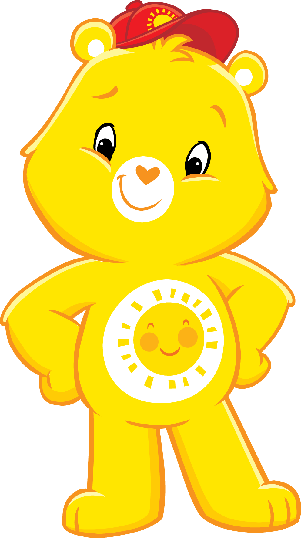 Care Bears Yellow Wrist Band featuring Funshine Bear Wristband Smiling Sun Cuff 
