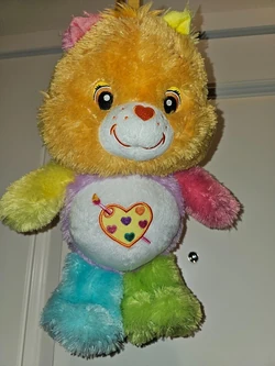 ケアベアのカラフルなポップマート、Work of Heart Bear Pop Mart Care Bears Colorful Hugs Series Work of Heart Bear
