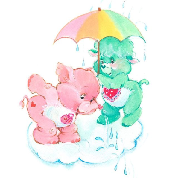 care bears gentle heart lamb