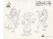 A Model sheet of Professor Coldheart from the episode "Mayor For A Day"