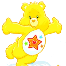 yellow care bear