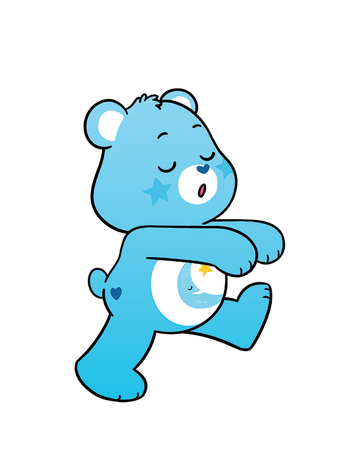 dark blue care bear