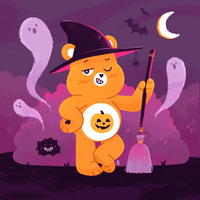 Care Bears Halloween Wizard Trick-or-Sweet Bear Glow-in-the-Dark