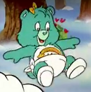 Wish Bear as a Baby in 1986