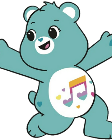 care bear with music note