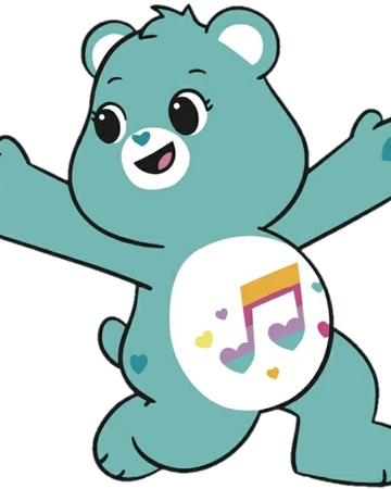 care bear with music note