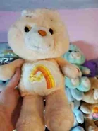 Wish Bear's Belly Badge on Friend Bear