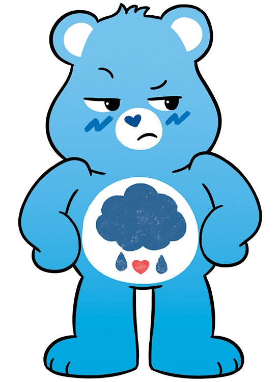 Grumpy Bear.