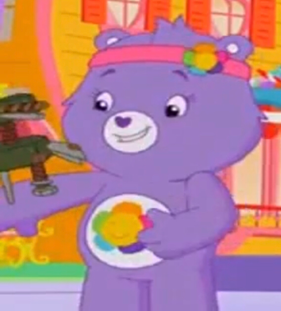 Teddy Bear Holding A Purple Sign That Says Get Well Soon Stock