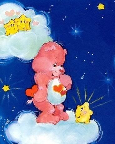 HUGE lot of various vintage Care Bears art projects Make it and