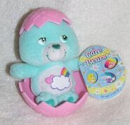 Bashful heart easter plush