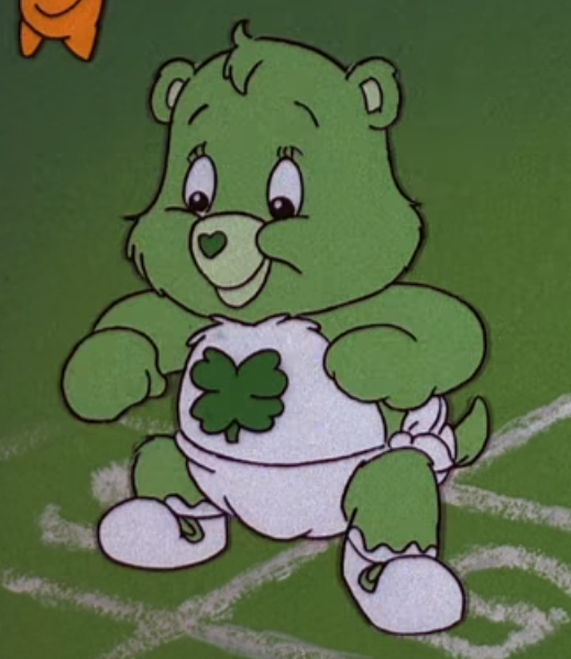 2020 Care Bears GOOD LUCK 5" Interactive Figure Talk GREEN Bear LUCKY Clover 