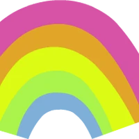 rainbow belly care bear