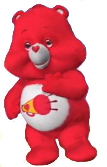 red bear plush