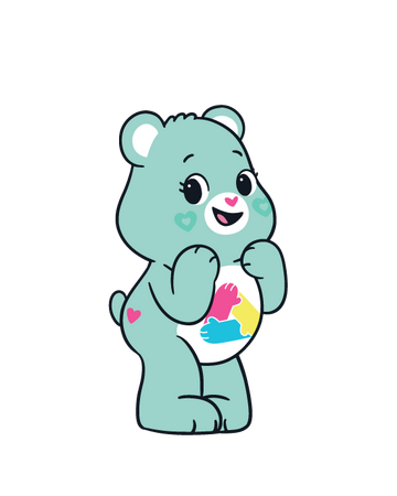 teal care bear