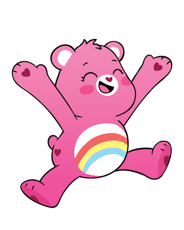 rainbow belly care bear