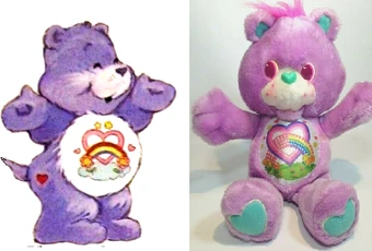 care bear with ice cream sundae