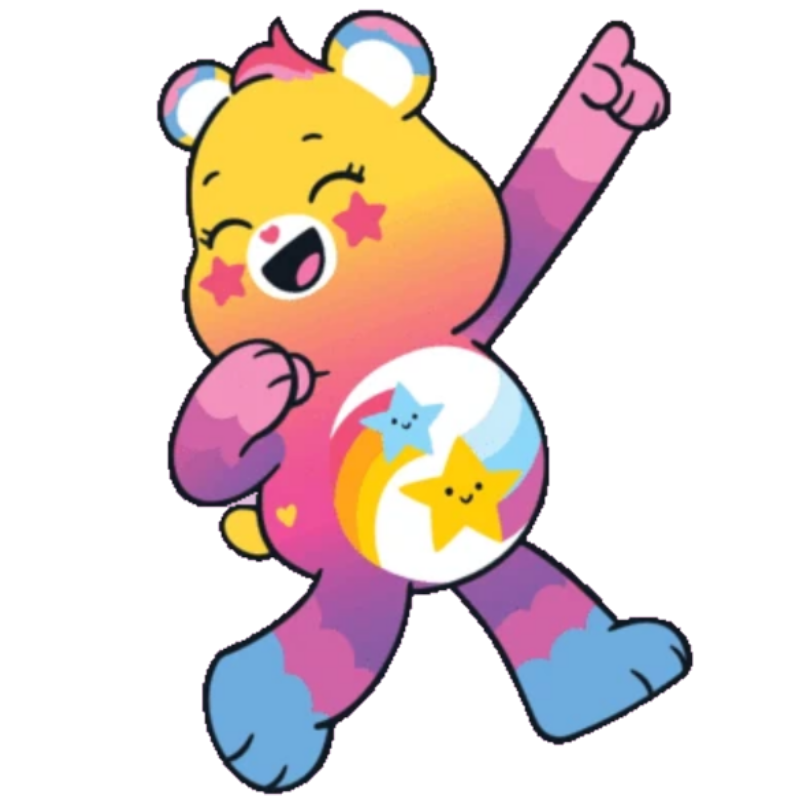 Care Bears™ - Dare To Care Bear - Soft Huggable Material!