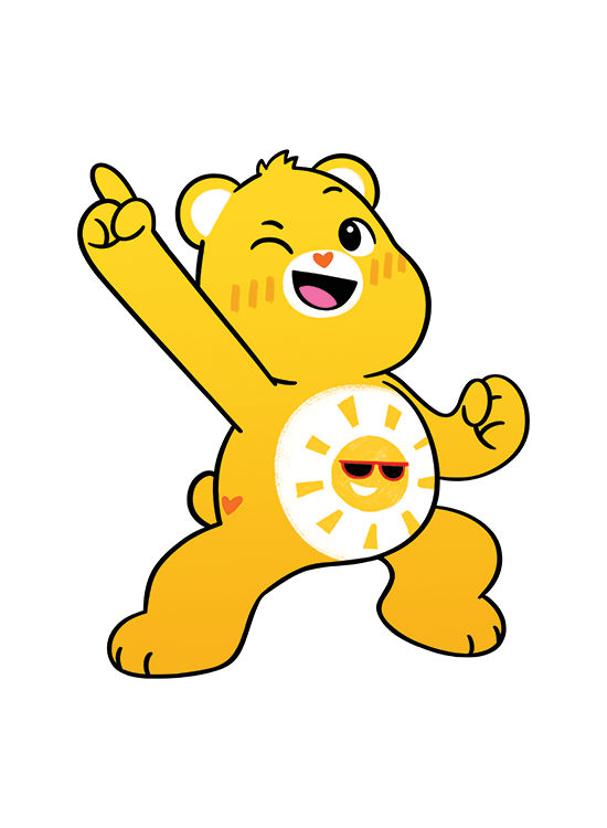 yellow care bear