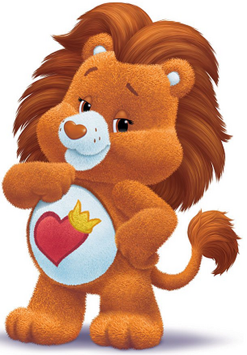 Brave sales heart bear