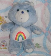 "Mexican Grumpy Bear", Cheer Bear's Belly Badge on Grumpy Bear