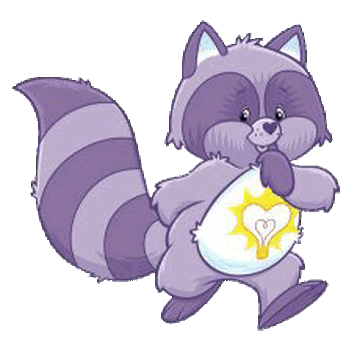 Bright sales heart raccoon