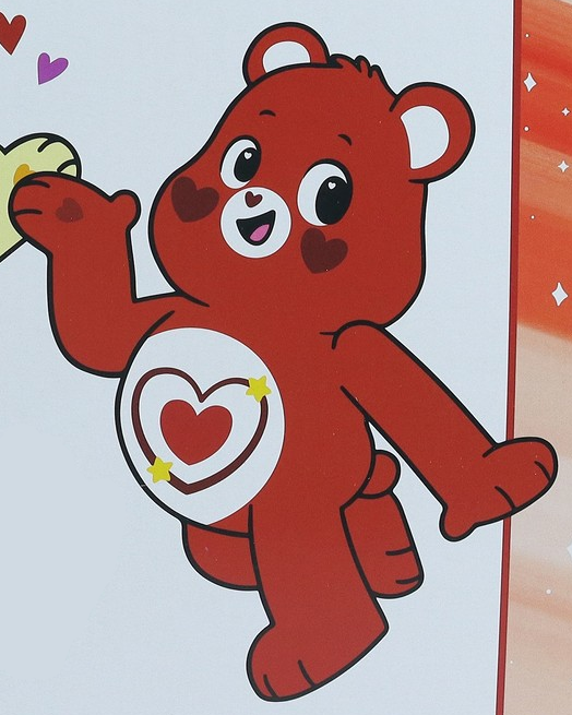 World's Smallest Care Bears (Series 4) Work of Heart Bear