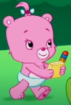 【激レア　希少】Care Bears Baby Hugs Bear New Care Bears TALKING BABY HUGS BEAR 2003 Pink Plush +