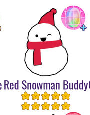 Red Snowman buddy