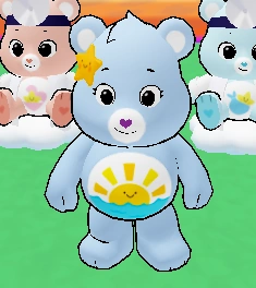 Bisounours Care Bears – Sea Friend Bear – 30 Cm – Vintage Kenner – Rare